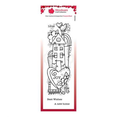 Creative Expressions Woodware Clear Stamp Singles - Rainbow House